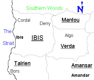 map of ibis