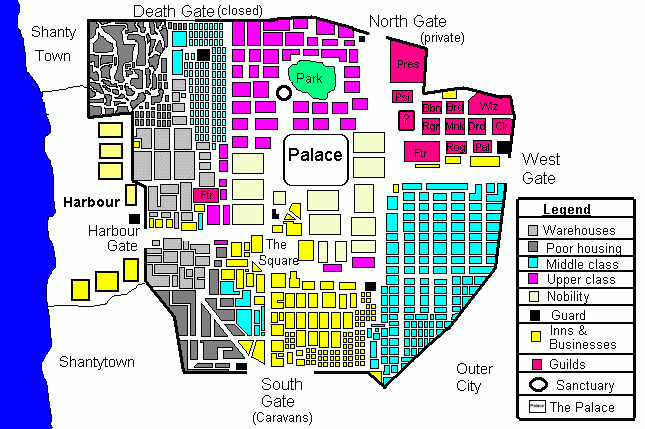 map of the city